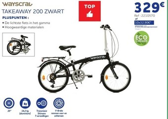 Auto5 WayscraL Takeaway 200 zwart aanbieding