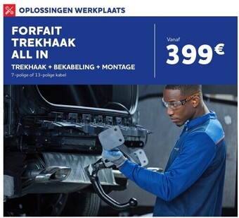 Auto5 Forfait trekhaak all in aanbieding