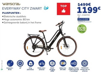Auto5 WayscraL EVERYWAY CITY NOIR aanbieding