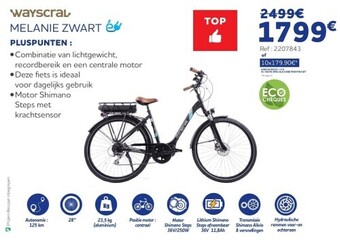 Auto5 wayscraL MÉLANIE NOIR aanbieding