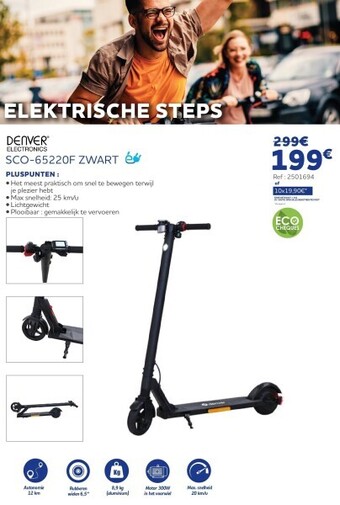 Auto5 DENVERⓇ ELECTRONICS SCO-6522OF NOIR aanbieding