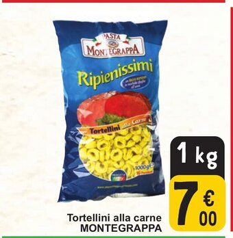 Cora MONTEGRAPPA Tortellini alla carne 1kg aanbieding