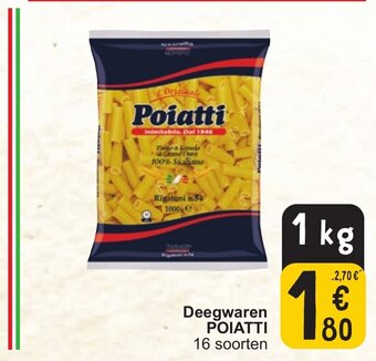 Cora POIATTI Deegwaren 1kg aanbieding