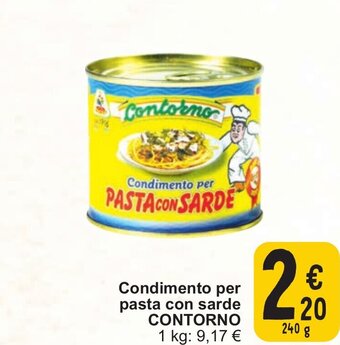 CONTORNO Condimento per pasta con sarde 240g
