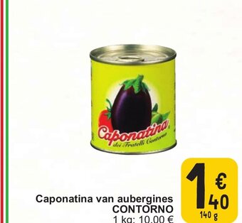 Cora CONTORNO Caponatina van aubergines 140g aanbieding