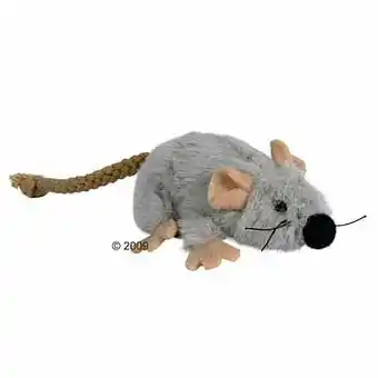 Zooplus Trixie Kattenspeelgoed Muis van Pluche met Kattenkruid 7cm aanbieding