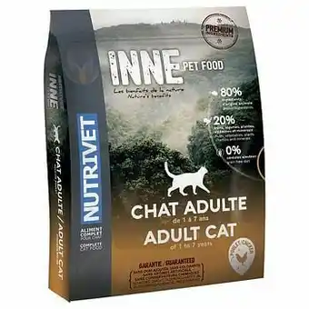 2x6kg Inne Cat Adult Chicken Nutrivet Kattenvoer