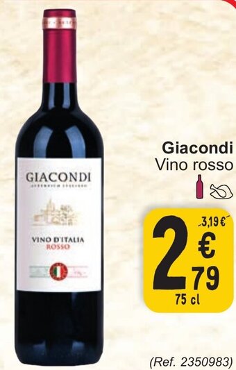 Cora Giacondi Vino rosso 75 cl aanbieding