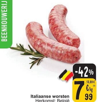 Cora Italiaanse worsten aanbieding