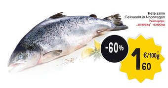Cora Hele zalm 100g aanbieding