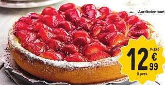 Cora Aardbeientaart aanbieding