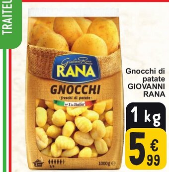 Cora GIOVANNI RANA Gnocchi di patate 1kg aanbieding