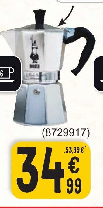 Cora BIALETTI CASA.ITALIA. Italiaanse percolator MOKA aanbieding