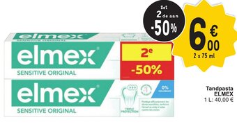 ELMEX Tandpasta 2 x 75ml