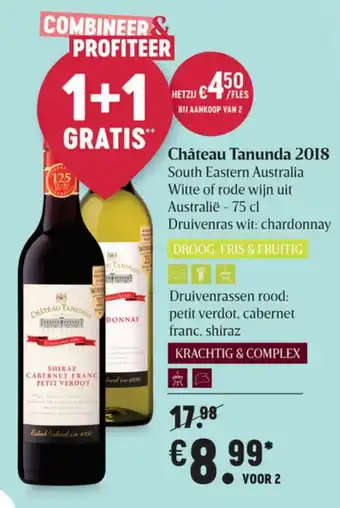 Delhaize Château Tanunda 2018 aanbieding