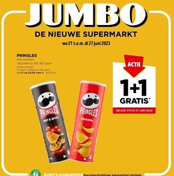 Jumbo Pringles aanbieding