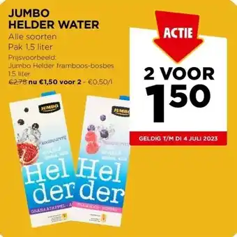Jumbo Jumbo helder water aanbieding