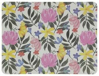 HEMA HEMA Placemat 32x42 Kunststof Bloemen aanbieding
