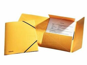 Multi bazar Map 3 Kleppen+Elastiek A4 Geel aanbieding