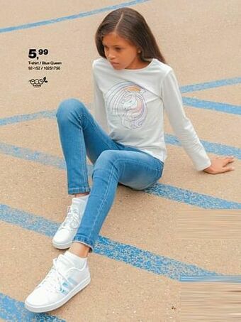 Bristol T-shirt - blue queen aanbieding