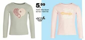 T-shirt - blue queen