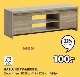 Jysk Haslund tv-meubel aanbieding
