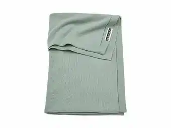 Meyco Knit Basic Stone Green Wiegdeken 75X100Cm