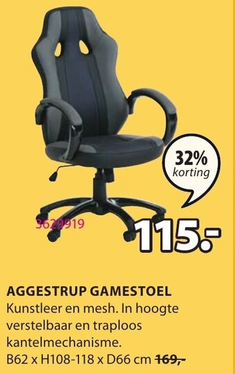 Jysk Aggestrup gamestoel aanbieding