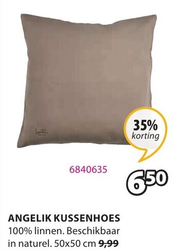 Jysk Angelik kussenhoes aanbieding