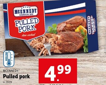 Lidl MCENNEDY Pulled pork aanbieding