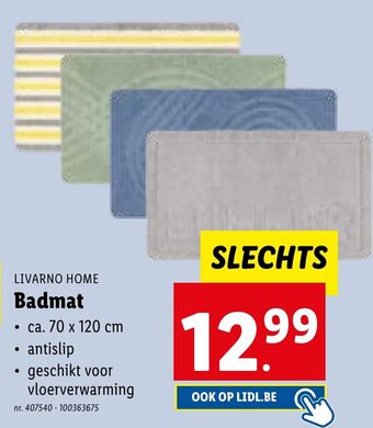 Lidl LIVARNO HOME Badmat aanbieding