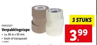 Lidl PARKSIDE Verpakkingstape aanbieding