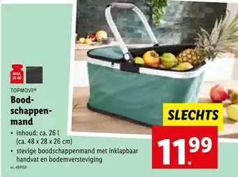 Lidl TOPMOVE Bood-schappen-mand aanbieding