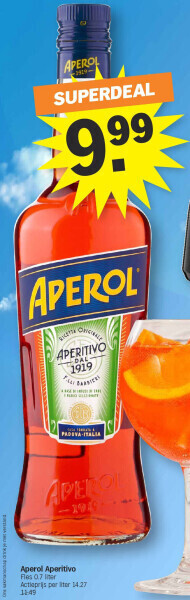 Albert Heijn Aperol aperitivo aanbieding