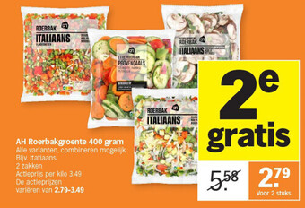 Albert Heijn Ah roerbakgroente 400 gram aanbieding