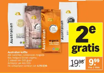 Albert Heijn Australian koffie aanbieding