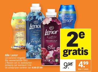 Albert Heijn Alle lenor aanbieding