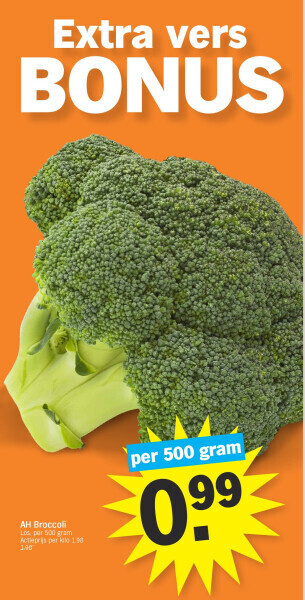 Albert Heijn Ah broccoli aanbieding
