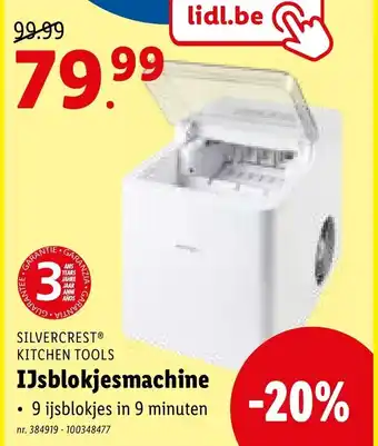 SILVERCREST KITCHEN TOOLS IJsblokjesmachine
