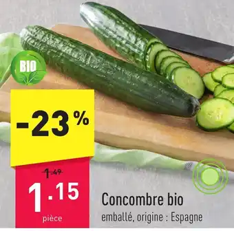 ALDI Concombre bio aanbieding