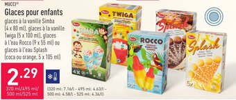 ALDI MUCCI Glaces pour enfants aanbieding