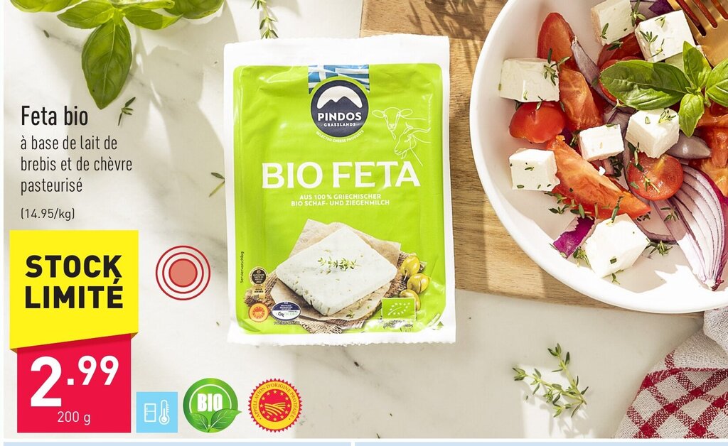 Feta bio promotie bij ALDI