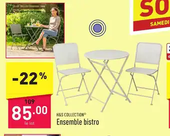 H&S COLLECTION Ensemble bistro