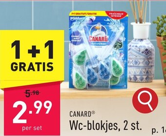 ALDI CANARDⓇ Wc-blokjes, 2 st. aanbieding