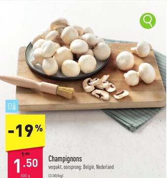 ALDI Champignons 500g aanbieding