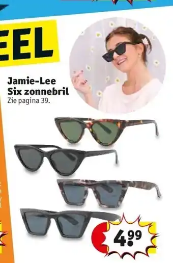 Kruidvat Jamie-lee six zonnebril aanbieding