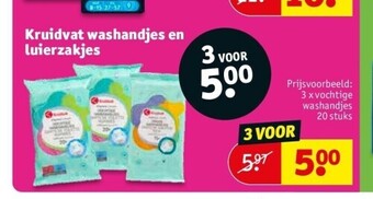 Kruidvat Kruidvat washandjes en luierzakjes aanbieding