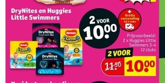 Kruidvat Drynites en huggies little swimmers aanbieding
