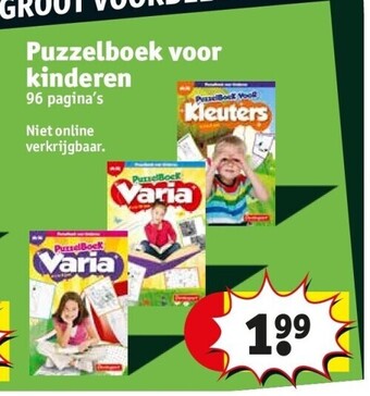 Kruidvat Puzzelboek voor kinderen aanbieding