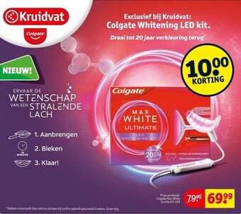Kruidvat Colgate max white comfortfit led aanbieding